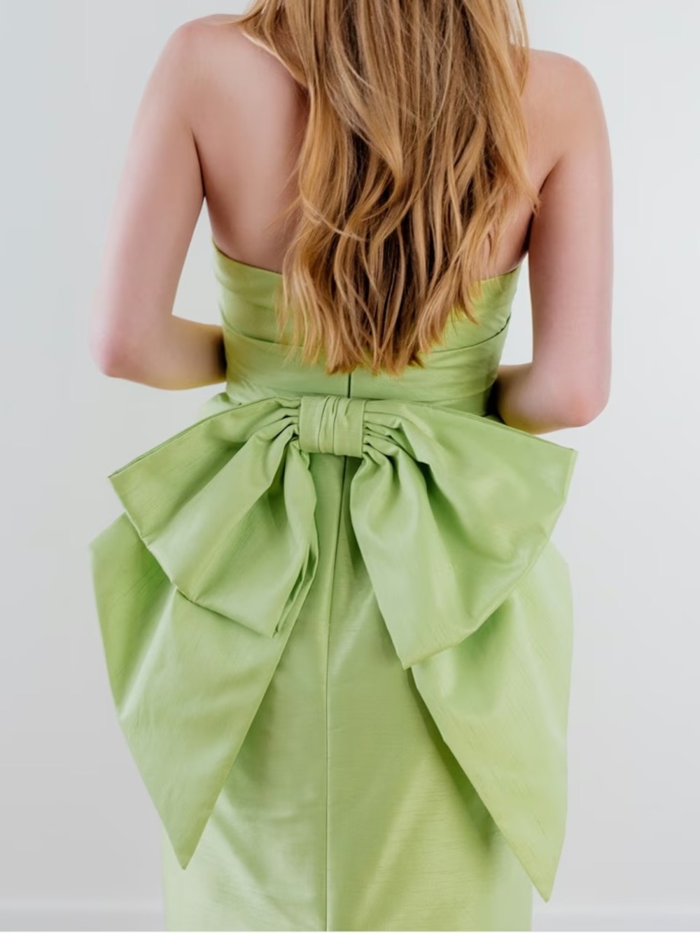 By Watters Caladium Gown | Limeade | Size 8 | Worn Once | Style 39301 - Picture 2 of 11